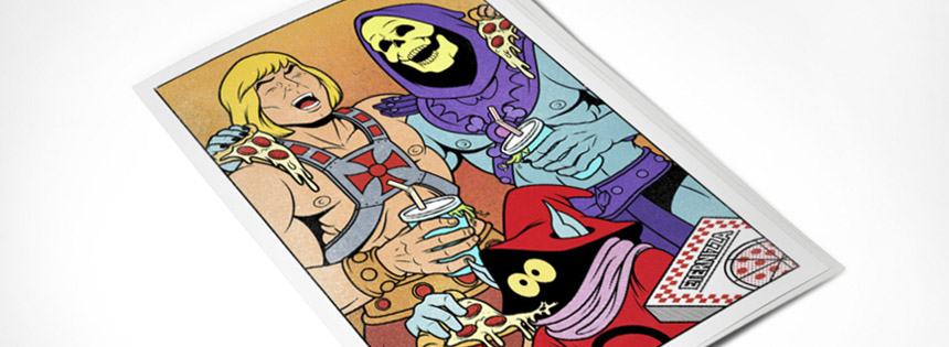 He-man and Skeletor